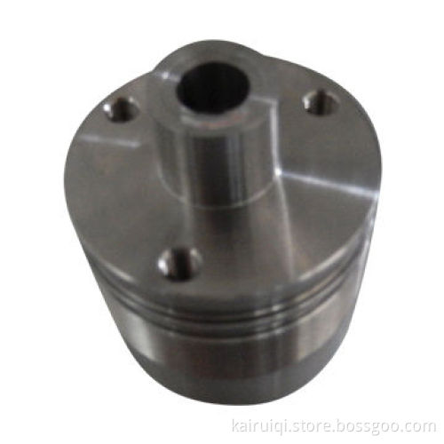 Machined, made of stainless steel